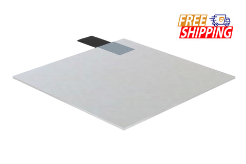 Acrylic Sheet - White Translucent 55% - 1/4 inch thick