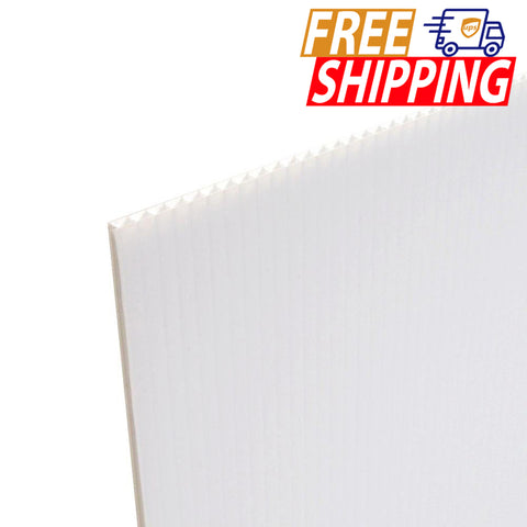 Whole Coroplast Board - White - 3/16 inch thick