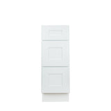 White Shaker 2-drawer base kitchen cabinet 30W x 24D x 34.5H