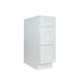 White Shaker 2-drawer base kitchen cabinet 30W x 24D x 34.5H