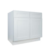 White Shaker base kitchen cabinet 39W x 24D x 34.5H