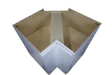 White Shaker easy reach base kitchen cabinet 36W x 36D x 34.5H