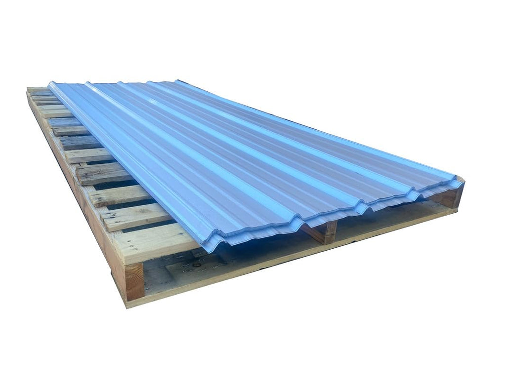 Corigated Rib Panel Falken Design G26 Corrugated Metal Roof Panel - Eco-Rib Galvalume Bare