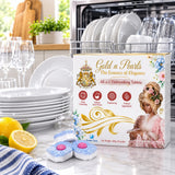 Gold n Pearl Dishwashing Tablet with Red Spot - (30 Tablets) — set of 3