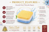 Gold n Pearls Layer Dishwashing Tablet - Individual Bag (30 Tablets) — set of 7