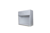 White Shaker microwave oven kitchen cabinet 30W x 12D x 30H