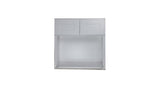 White Shaker microwave oven kitchen cabinet 30W x 12D x 30H