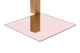 Rose-Gold acrylic mirror 24 x 72 x 1/8 inch with mirror finish — set of 2