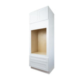 White Shaker oven kitchen cabinet 33W x 24D x 90H