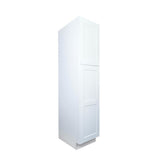 White Shaker utility pantry kitchen cabinet 24W x 24D x 84H
