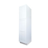 White Shaker utility pantry kitchen cabinet 30W x 24D x 84H