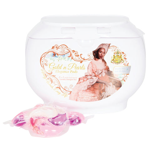Gold n Pearls 4-in-1 Laundry Detergent Pods - Cherry Velvet (52 Pods)