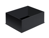 Black abs sheet 24 x 24 x 1/16 inch with haircell finish — set of 3