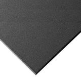 Black abs sheet 24 x 48 x 1/16 inch with haircell finish — set of 3