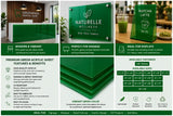 Green acrylic sheet 36 x 60 x 1/8 inch — set of 7