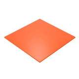 Orange acrylic sheet 12 x 12 x 1/8 inch — set of 2