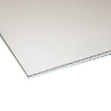 White coroplast sign board 12 x 12 x 1/4 inch