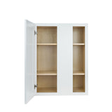 White Shaker wall blind corner kitchen cabinet 27W x 12D x 42H
