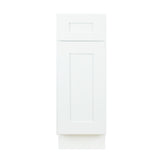 White Shaker base kitchen cabinet 18W x 24D x 34.5H