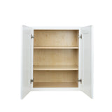 White Shaker wall kitchen cabinet 36W x 12D x 30H