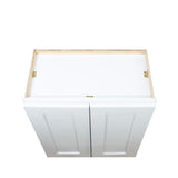 White Shaker wall kitchen cabinet 36W x 12D x 30H