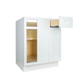 White Shaker blind base corner kitchen cabinet 39W x 24D x 34.5H