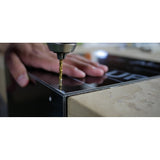 Black acm panel 12 x 12 x 1/8 inch — set of 7