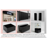 Black acrylic sheet 36 x 60 x 3/8 inch
