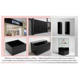 Black acrylic sheet 12 x 12 x 3/8 inch