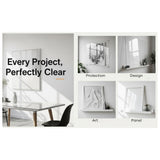 Clear Acrylic Sheet 48 x 48 x 1/4 Inch