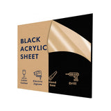 Black acrylic sheet 36 x 60 x 3/8 inch