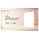 White Opaque acrylic sheet 24 x 48 x 3/8 inch — set of 7