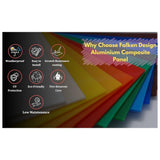 Black acm panel 36 x 48 x 1/8 inch