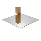 Silver acrylic mirror 24 x 72 x 1/8 inch with mirror finish — set of 3