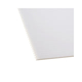 White coroplast sign board 12 x 12 x 3/16 inch