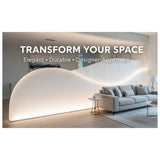White Medium Translucent acrylic sheet 36 x 60 x 3/16 inch — set of 7
