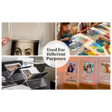 Clear acrylic sheet 12 x 18 x 1/2 inch — set of 7
