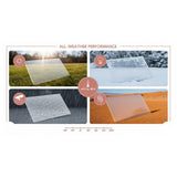 Iridescent Rainbow acrylic mirror 12 x 36 x 1/8 inch with mirror finish — set of 3