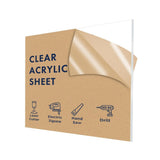 Clear acrylic sheet 24 x 36 x 1 inch — set of 2