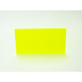 Fluorescent Green acrylic sheet 12 x 18 x 1/8 inch — set of 3