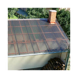 Clear ribbed polycarbonate panel 41 x 96 x 1/16 inch with ribbed profile — set of 2