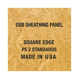 Wood-Tone osb sheathing 12 x 18 x 3/4 inch