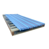 Falken Design Galvalume Plus Ribbed Metal Roof Panel 38" x 96" x 26 GA - Durable and Weather-Resistant — set of 2
