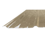 Bronze ribbed polycarbonate panel 37 x 96 x 1/16 inch with ribbed profile — set of 2