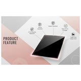 Black acrylic sheet 12 x 72 x 1/2 inch — set of 2