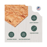 Wood-Tone osb sheathing 48 x 96 x 7/16 inch