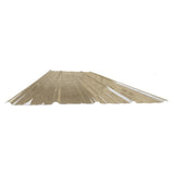Bronze ribbed polycarbonate panel 37 x 96 x 1/16 inch with ribbed profile — set of 3