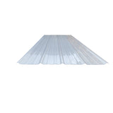 Clear ribbed polycarbonate panel 41 x 96 x 1/16 inch with ribbed profile — set of 2
