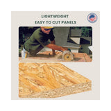 Wood-Tone osb sheathing 12 x 18 x 3/4 inch