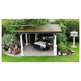 Bronze corrugated polycarbonate sheet 33 x 96 x 1/16 inch with corrugated profile — set of 10